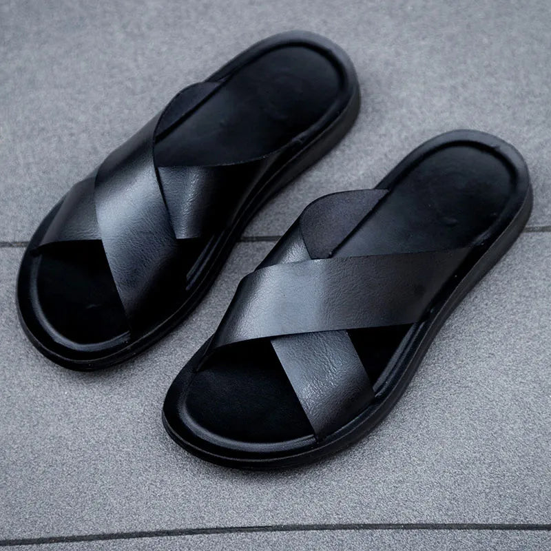 Italian Leather Slippers